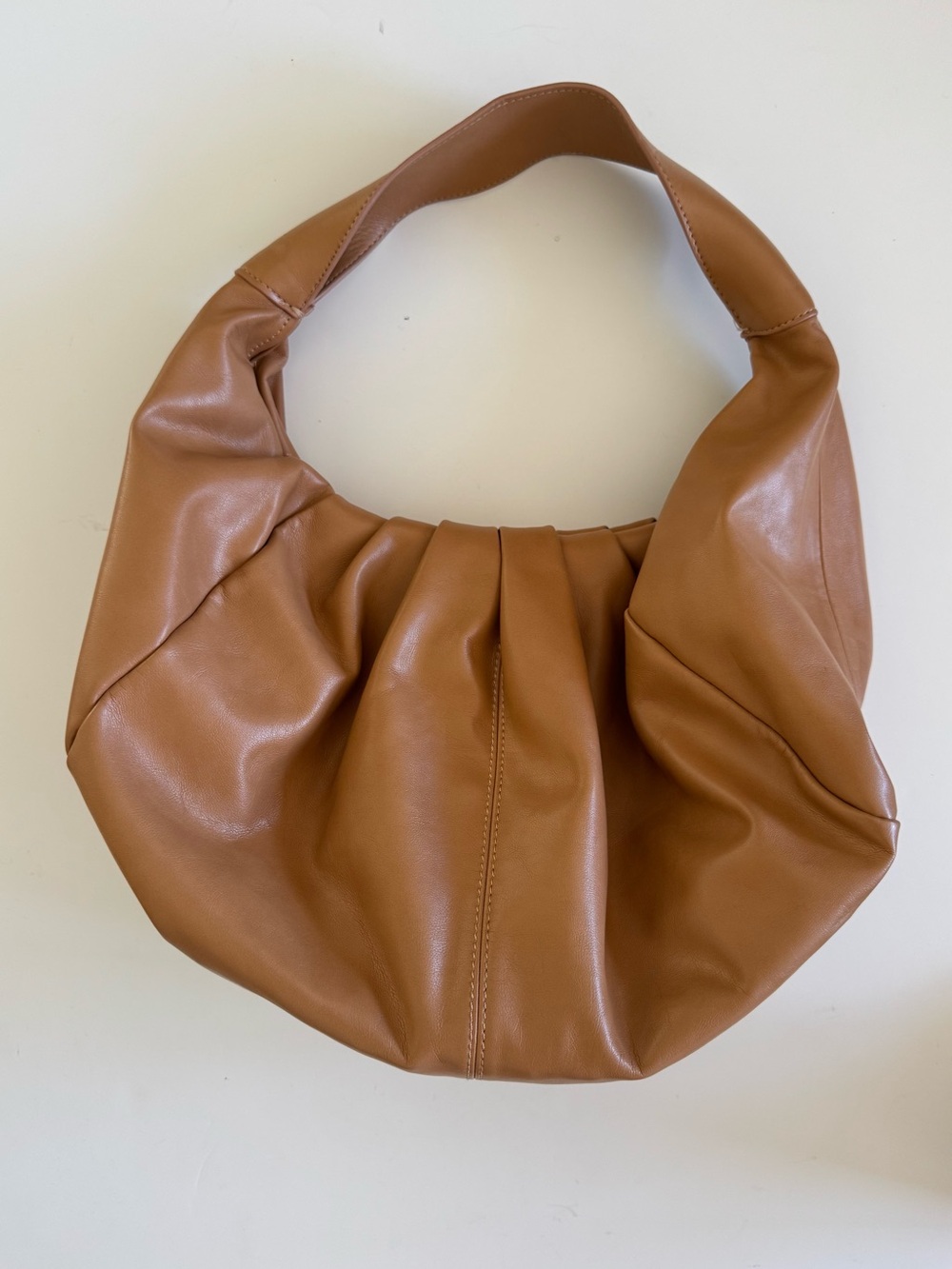 Express Tan Slouchy Shoulder Hobo Bag